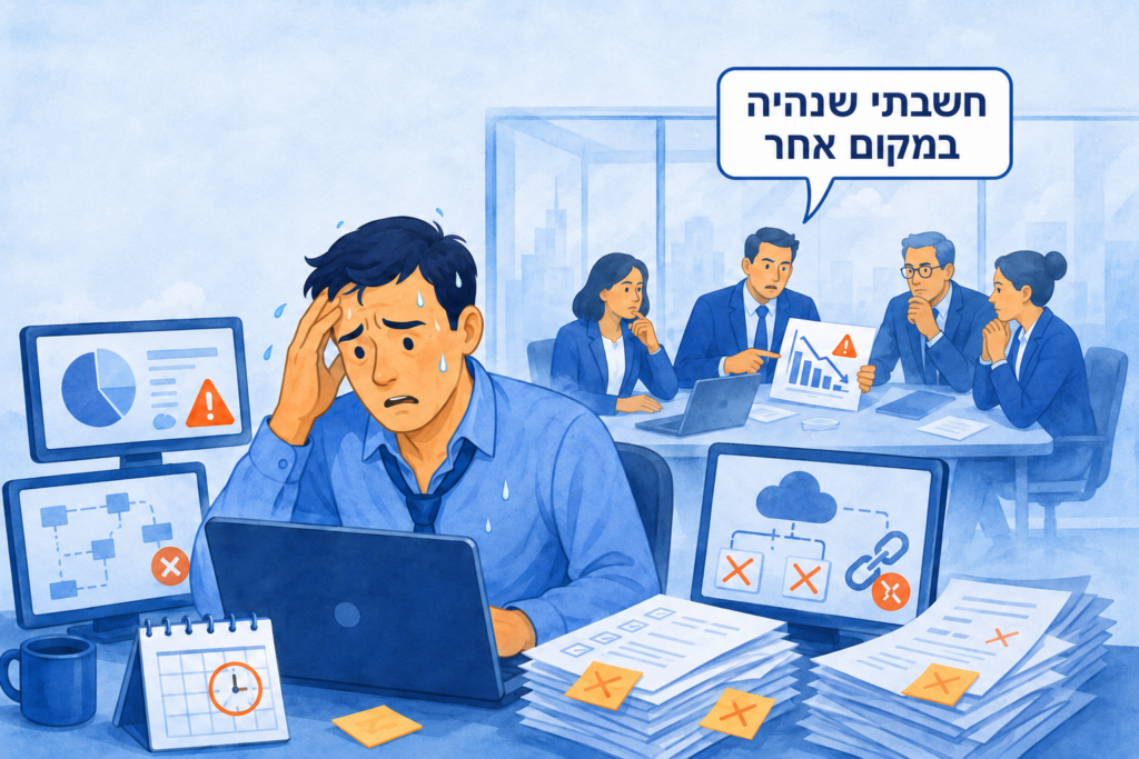 מטמיע מערכות שלא מספק את התמורה - ISRAELCRM
