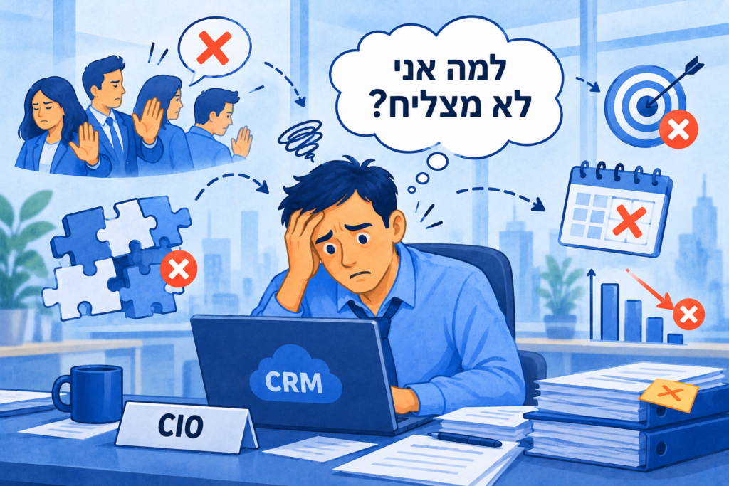 CRM Roadblocks_ A Stressed CIOמנהל מערכות מידע - israelcrm